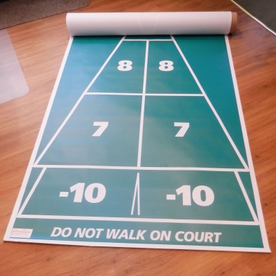 Shuffleboard Roll Out Court