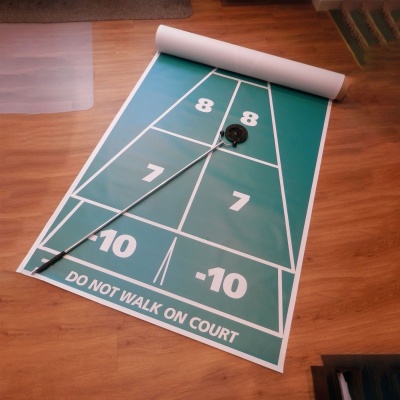 Shuffleboard Mini Roll Out Court Set