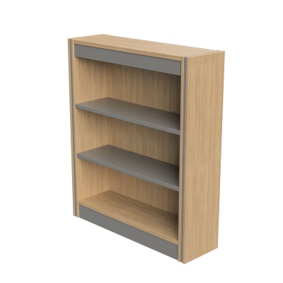 Spectrum Library Single Sided Flat Top Bookcase