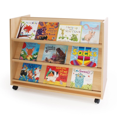 Advanced Library Bookcase Trolley - Angled Shelves