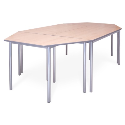 Advanced Premium Round Leg Rectangular School Table