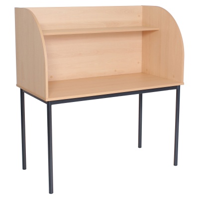 Advanced Premium Round Leg Study Carrel