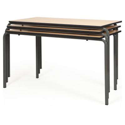 Advanced Slide-Stacking Rectangular Classroom Table