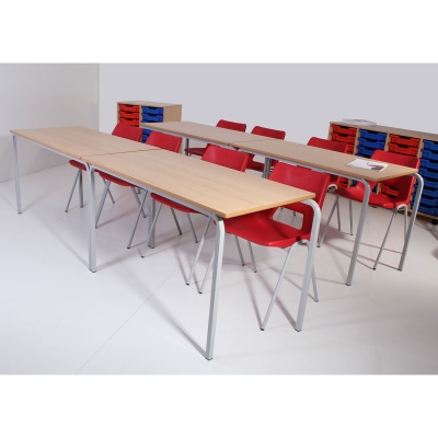 Advanced Slide-Stacking Rectangular Classroom Table