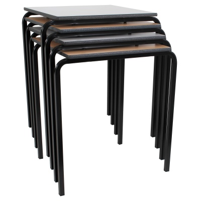 Advanced Slide-Stacking Square Classroom Table