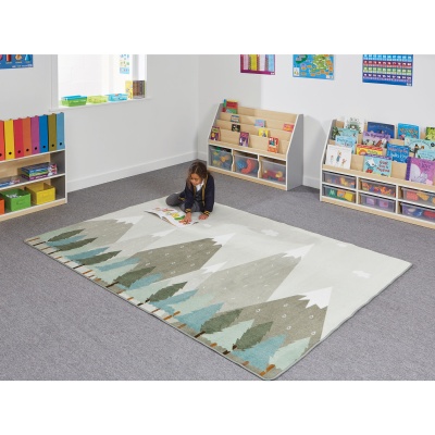 Calm Mountains Classroom Rug