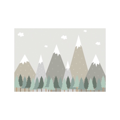 Calm Mountains Classroom Rug