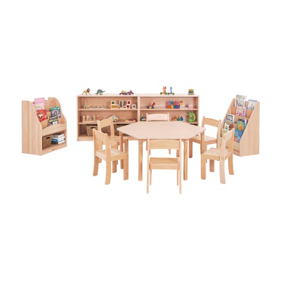 Children's Beechwood Hexagon Table