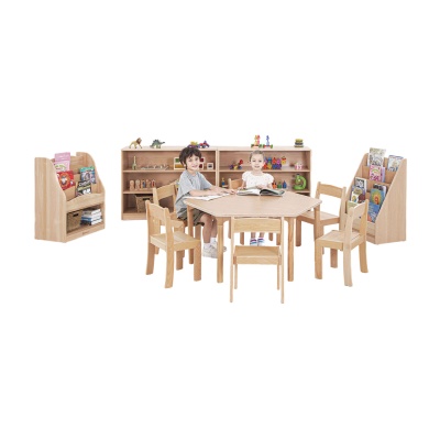 Children's Beechwood Hexagon Table