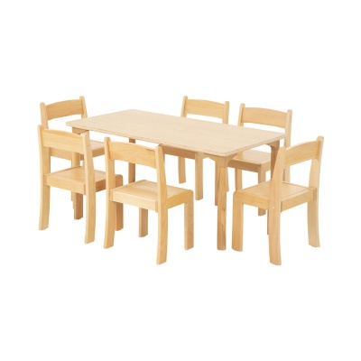 Children's Beechwood Rectangular Table