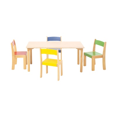 Children's Beechwood Rectangular Table