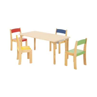 Children's Beechwood Rectangular Table