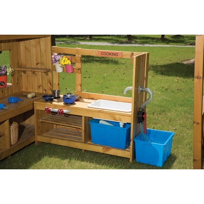 Children's Outdoor Kitchen + Pump