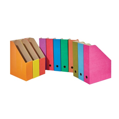 Colour Filing Boxes - Curriculum Colours (Pack of 11)