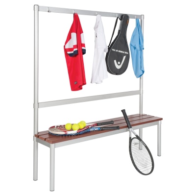 Enviro Changing Room Bench - Aluminium Hooks