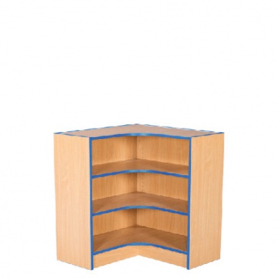 Folio Internal Corner Library Bookcase + Flat Top