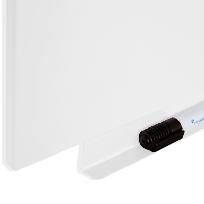 Frameless Magnetic Whiteboard + Pen Tray