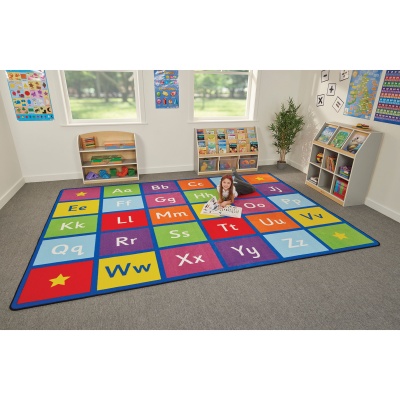 Large Alphabet Learning Rug