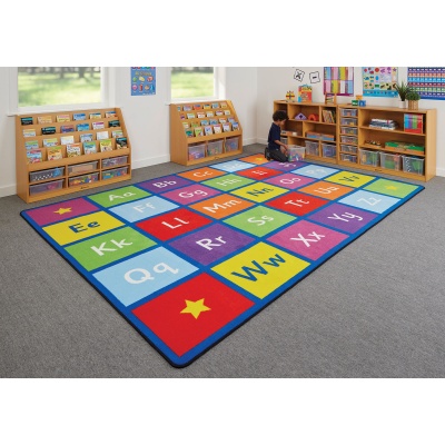 Large Alphabet Learning Rug