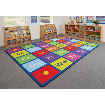 Large Alphabet Learning Rug