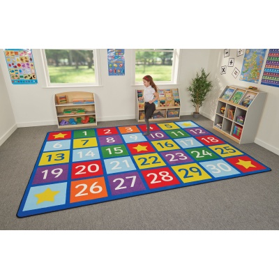 Large Numbers Learning Rug