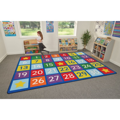 Large Numbers Learning Rug