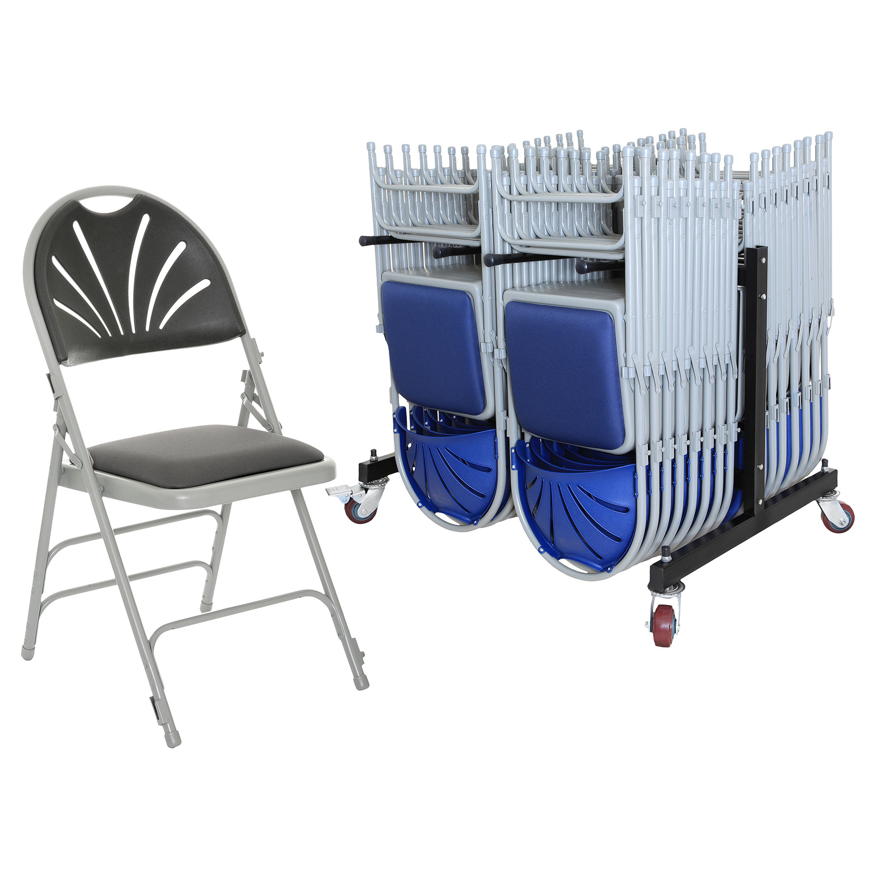 28 Comfort Plus Folding Chair + Trolley Bundle | theClassroom.co