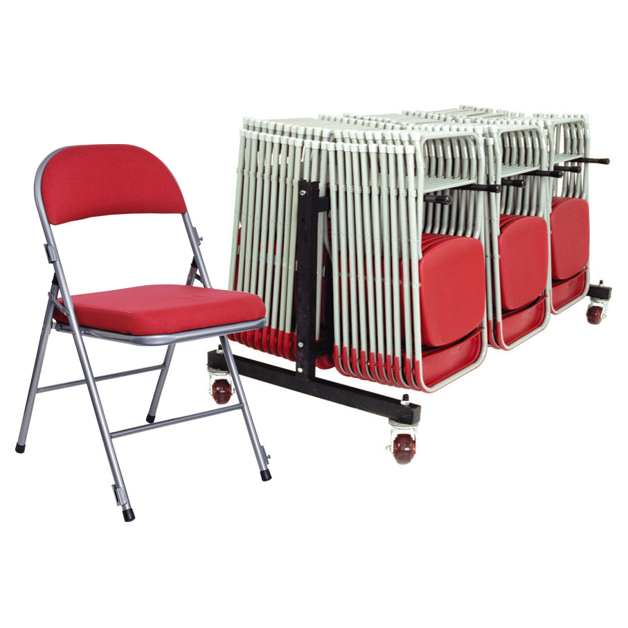 30 Comfort Deluxe Folding Chair + Trolley Bundle