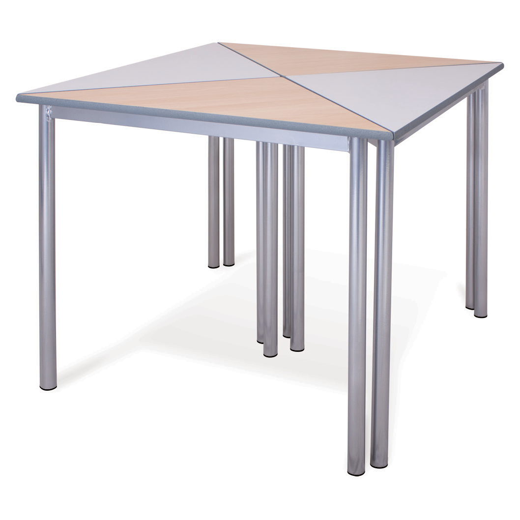 Advanced Premium Round Leg Triangular School Table