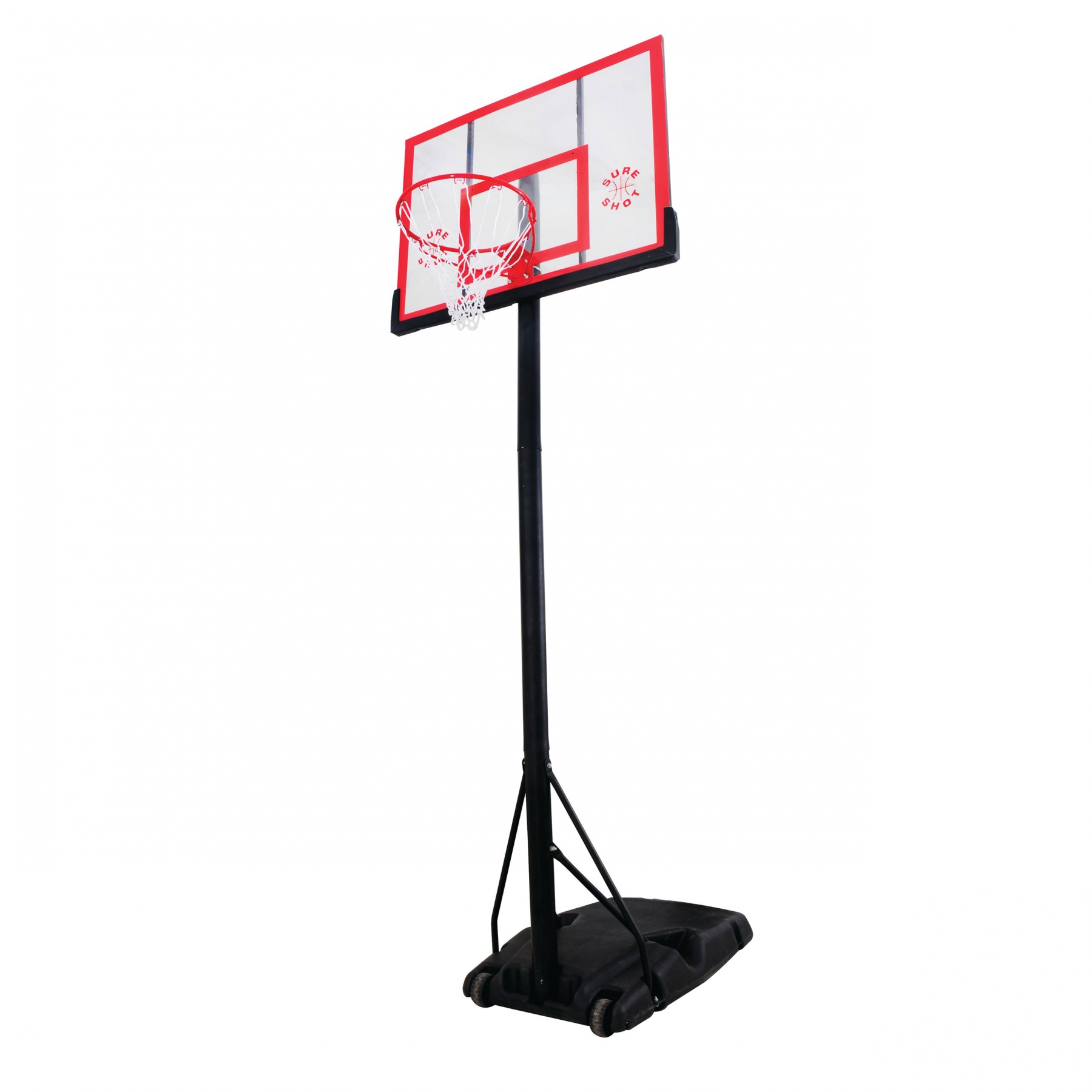 Sure Shot 510 U Just Portable Basketball Unit + Clear Backboard