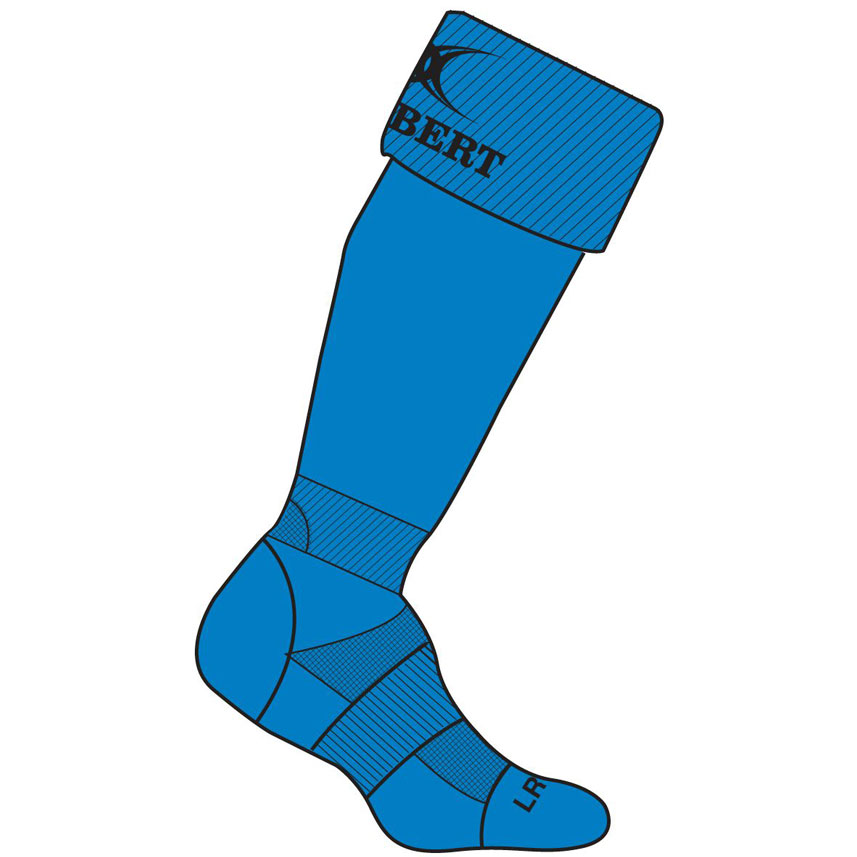 Gilbert Kryten II Rugby Socks Royal - Blue