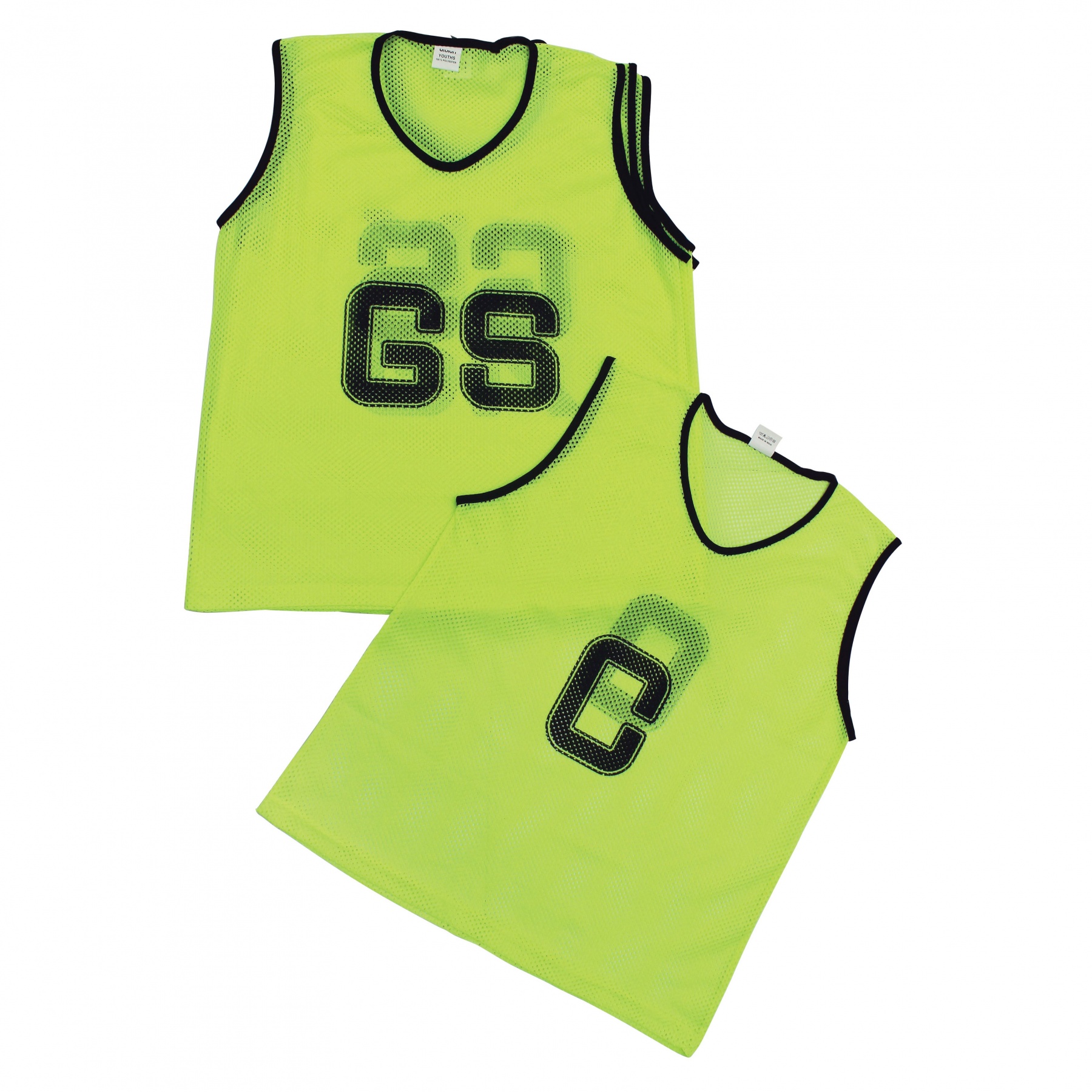 Mesh Netball Bib Set - Yellow, Set Of 7