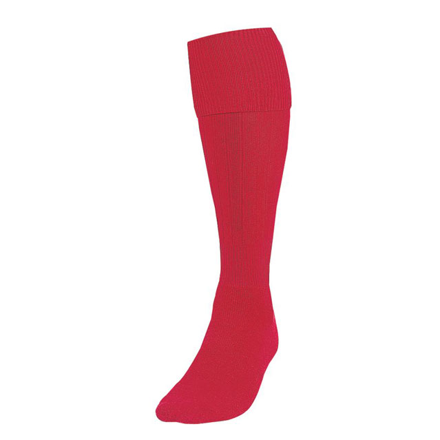 Precision Plain Football Socks - Red