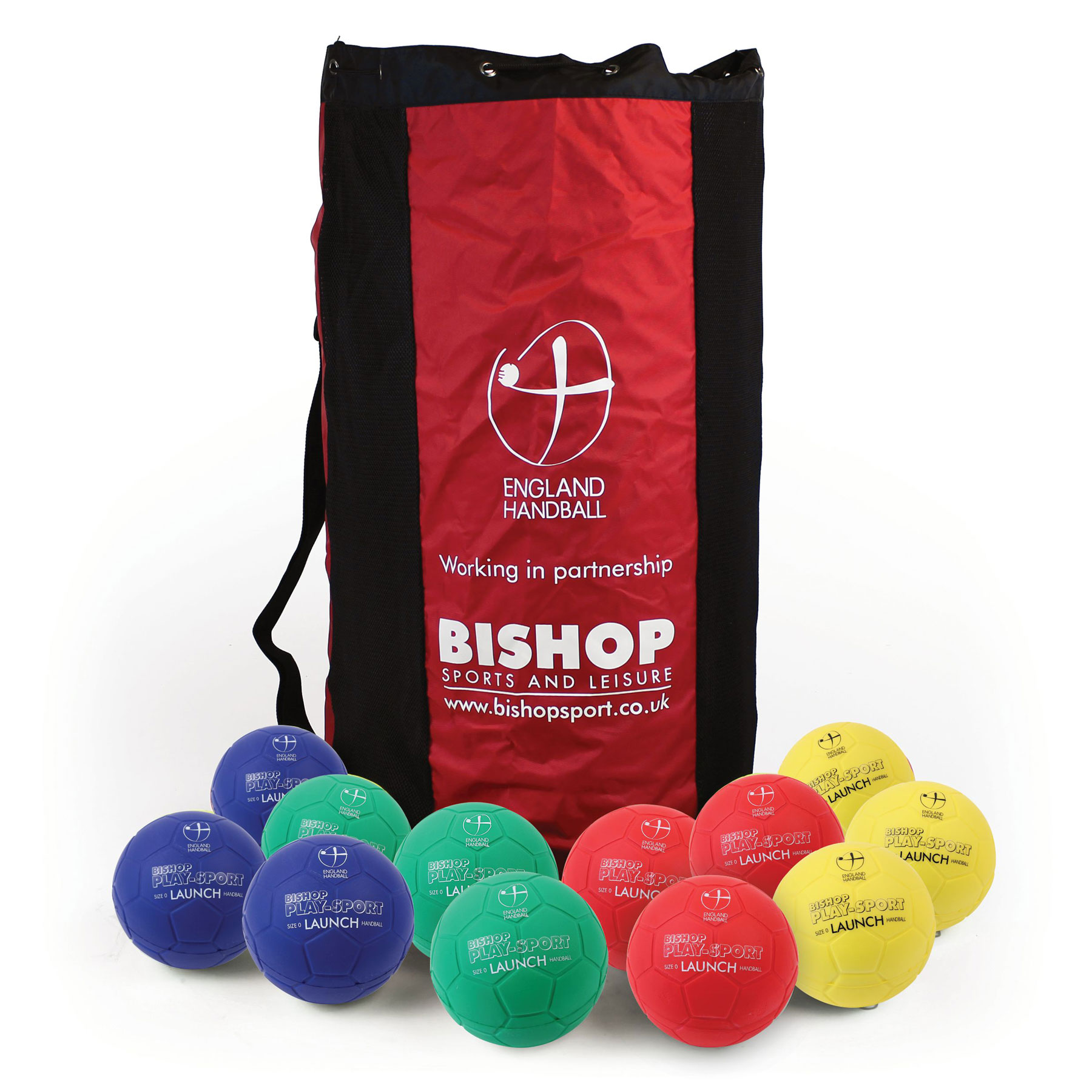 England Handball 'Launch' Ball Size 0, 65Kg/M3, Bag Of 12