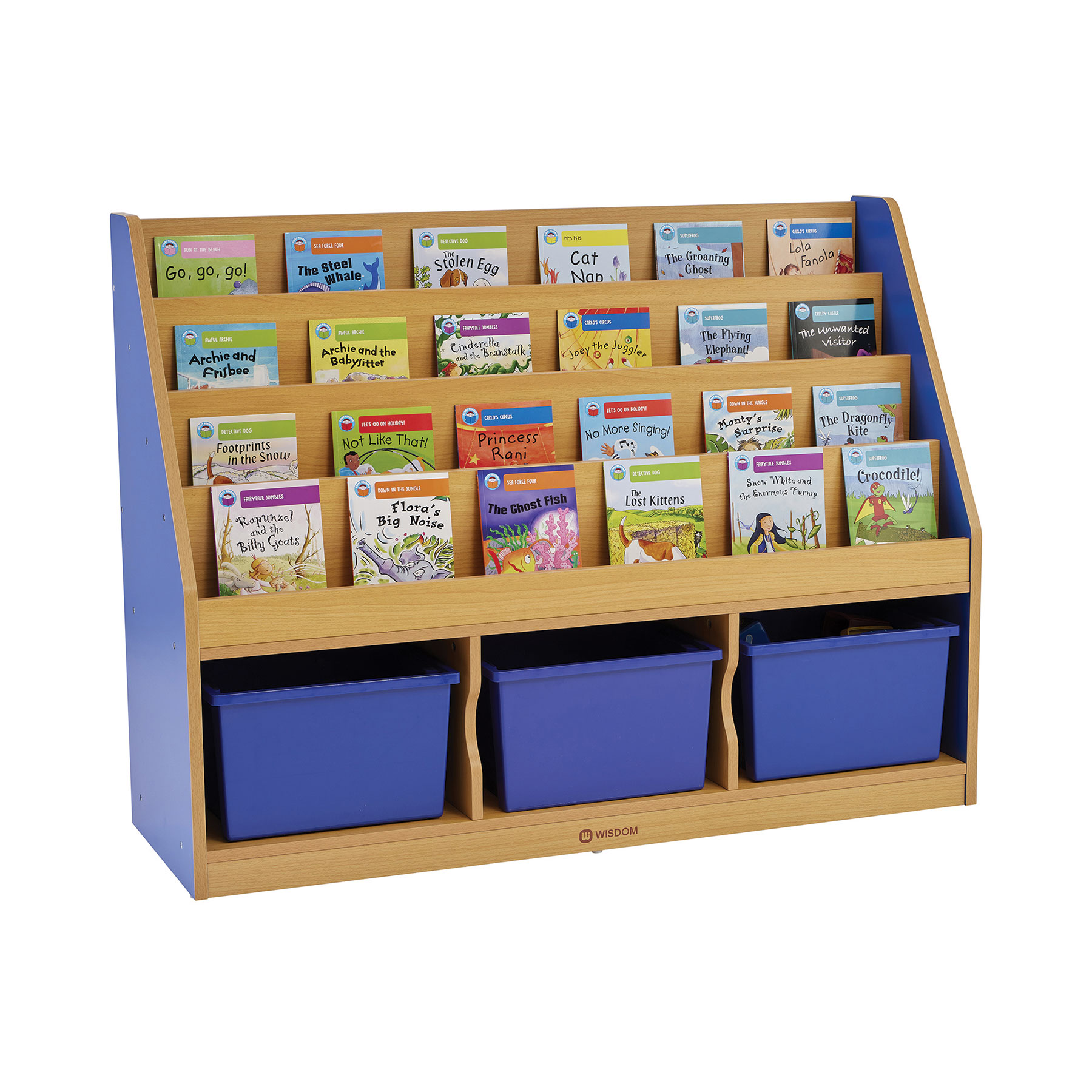 Milan Tiered Bookcase - 3 Large Trays