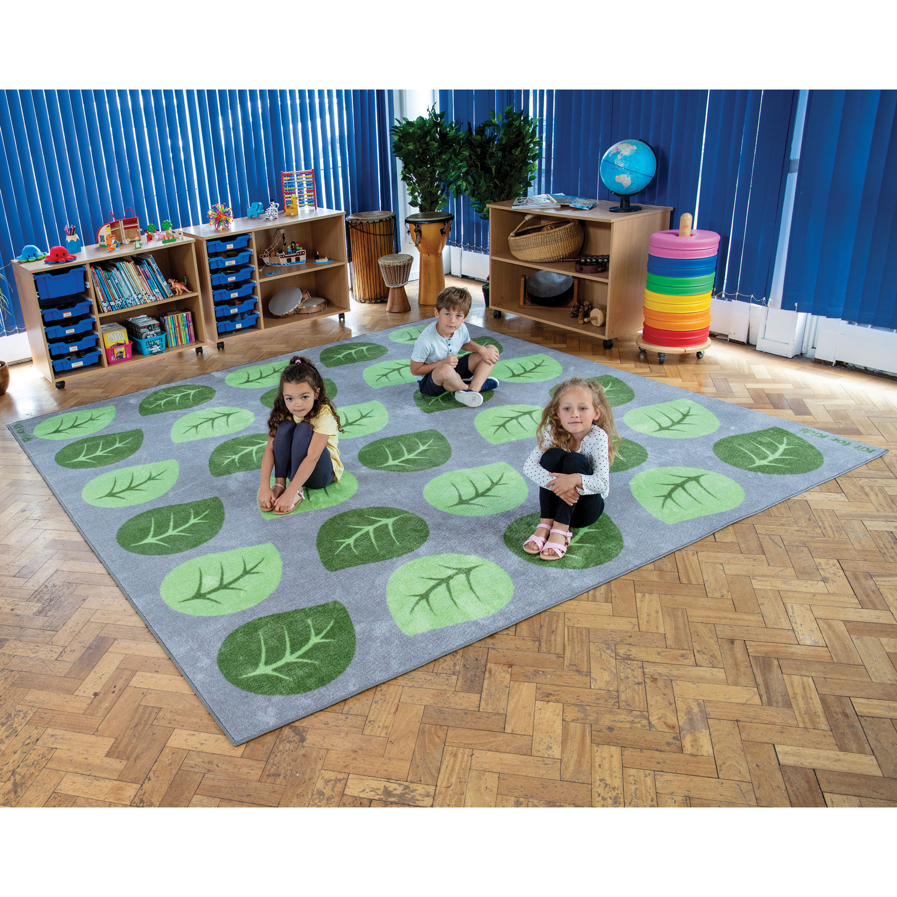 Natural World Leaf Placement Carpet | theClassroom.co