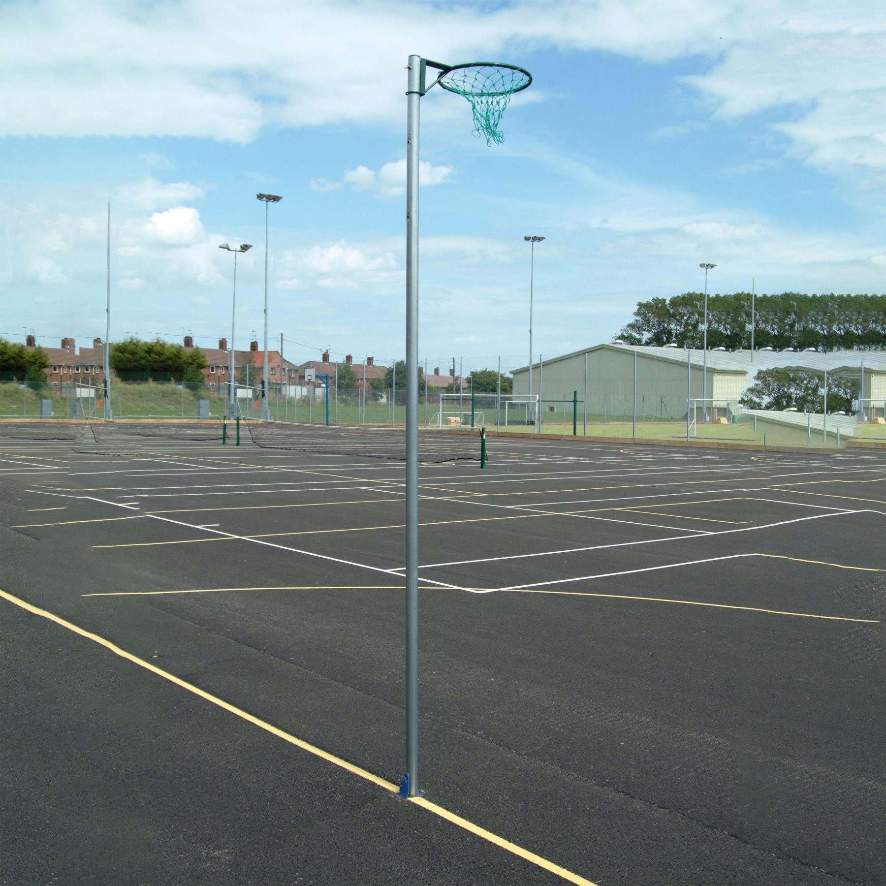 Socketed Netball Posts - 30cm Socket