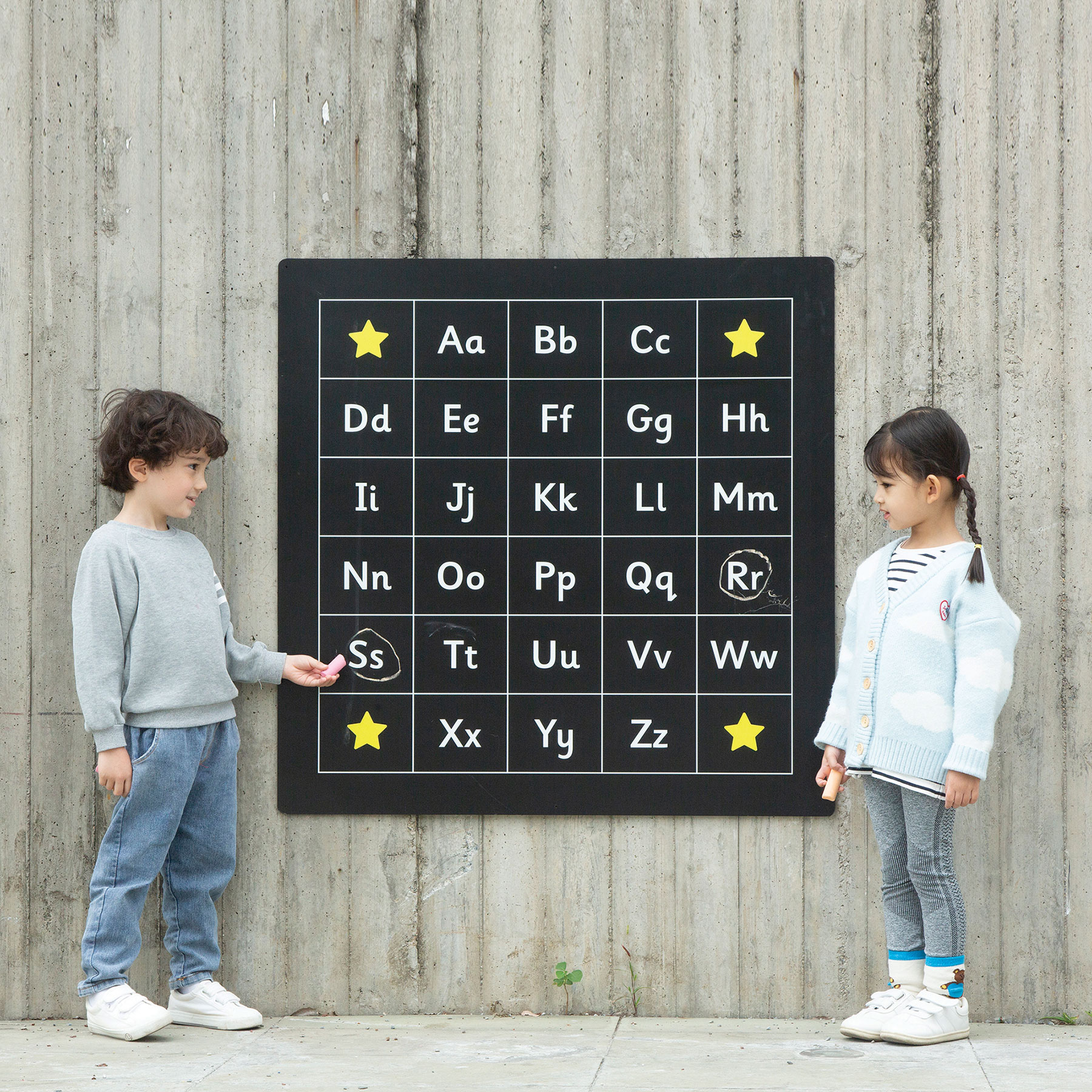 Outdoor - Alphabet Chalkboard