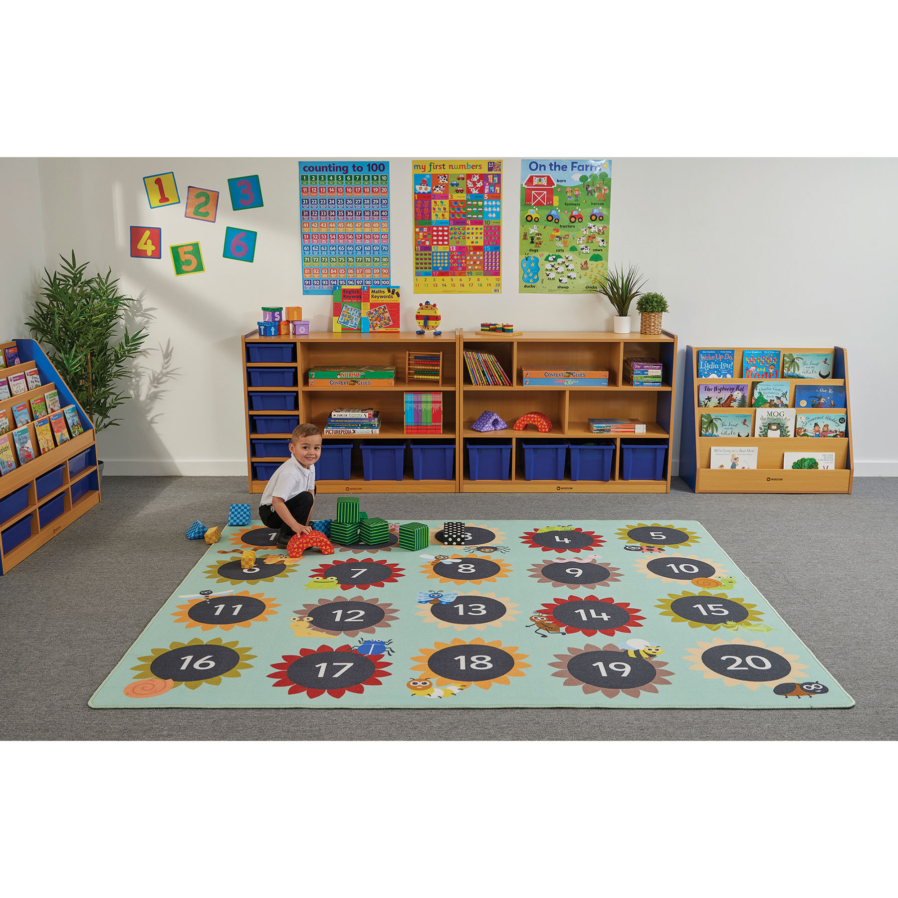 Classroom Mini Beasts Rug