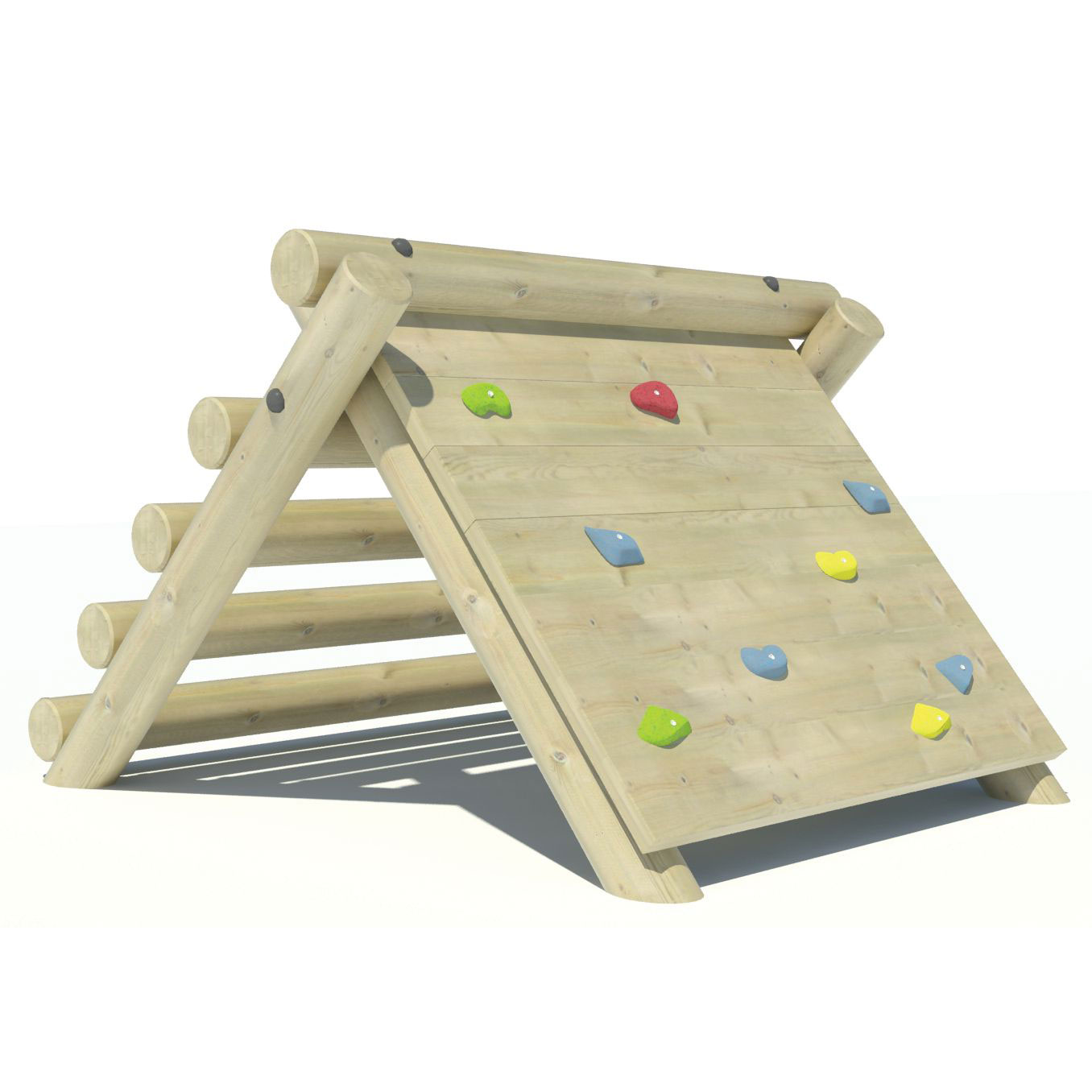 Log Ramp Rock Climber