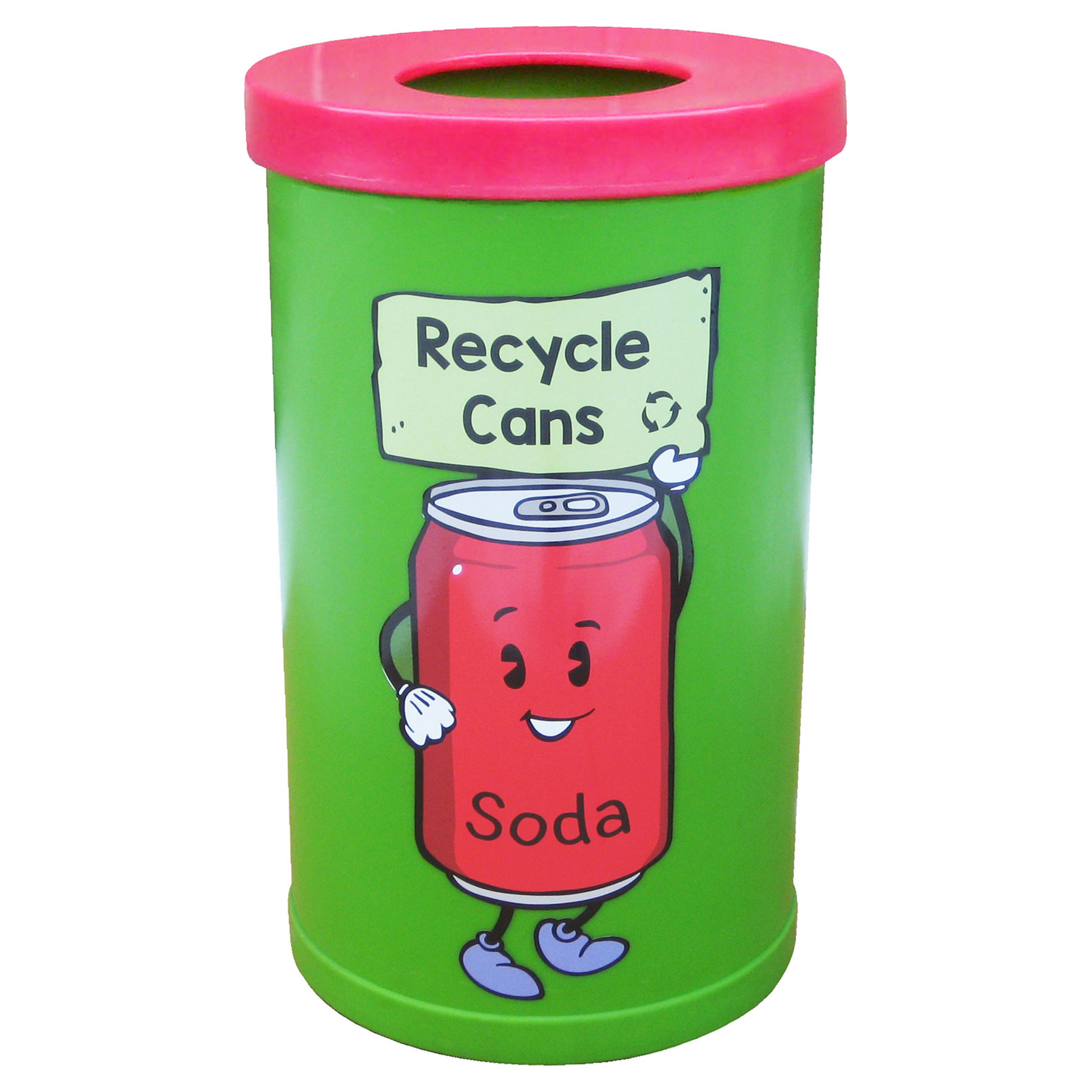 Popular Single Bin with Recycling Character 42L