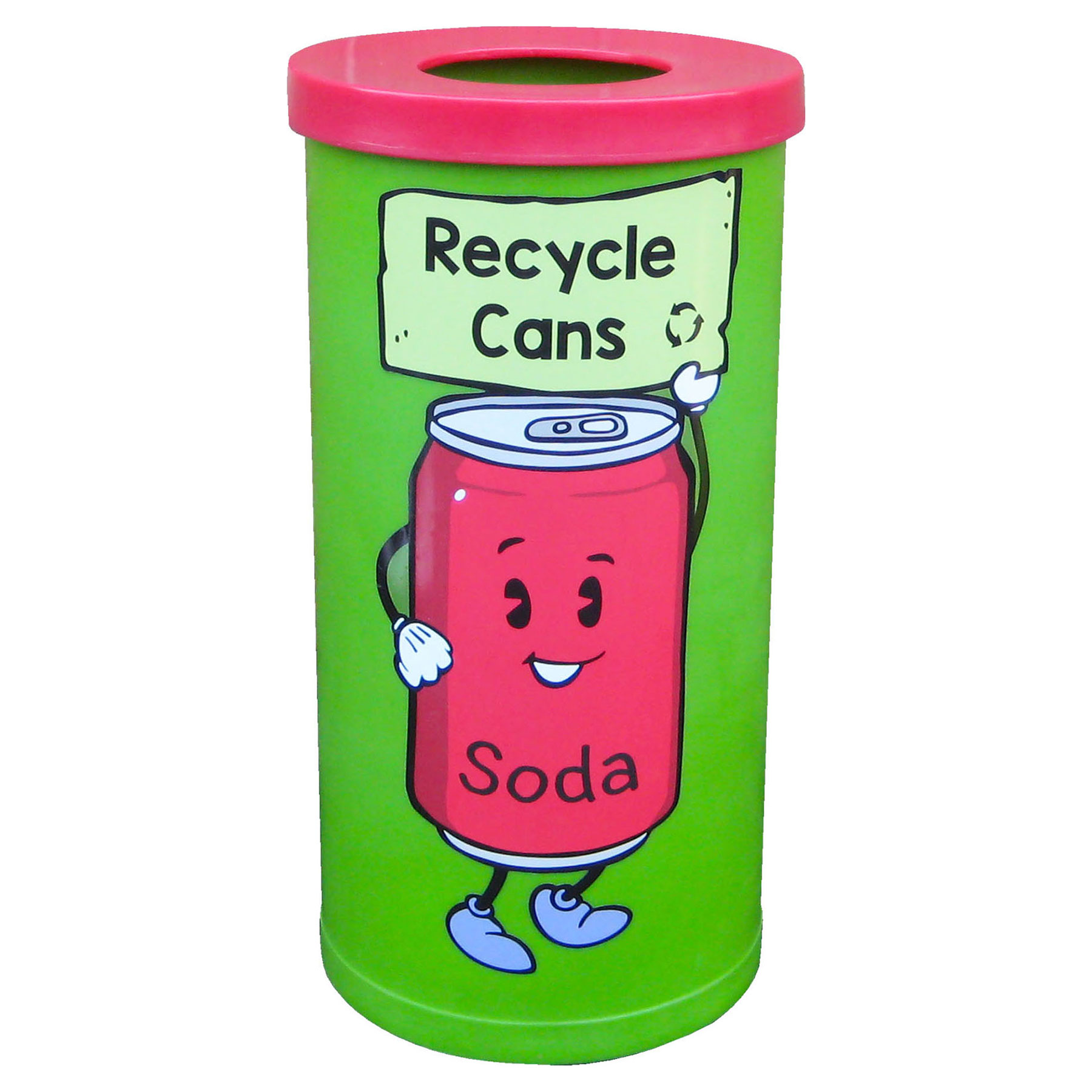 Popular Single Bin with Recycling Character 70L