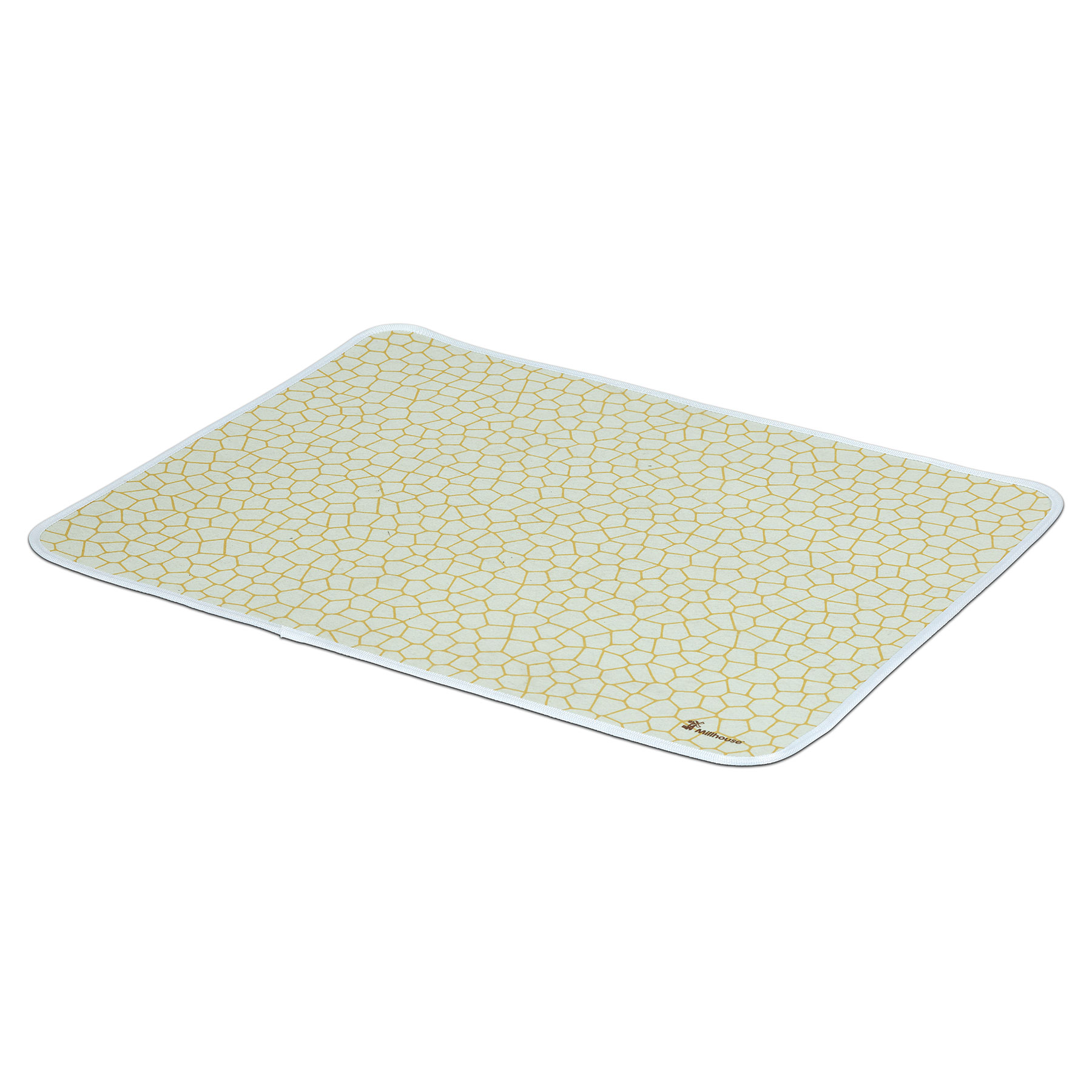 Beige Crackle Mat