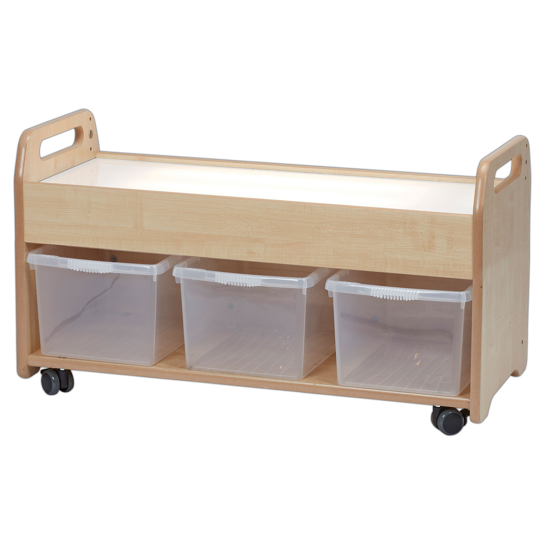 Low Level Light Box Trolley