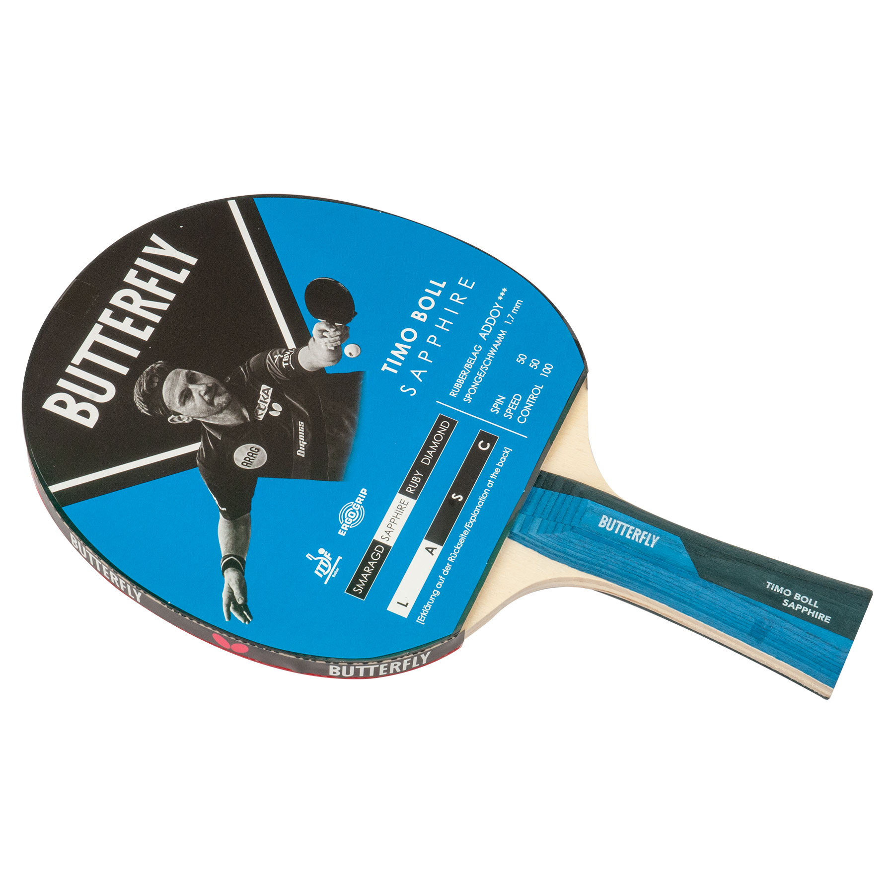 Butterfly Timo Boll Ruby Table Tennis Bat