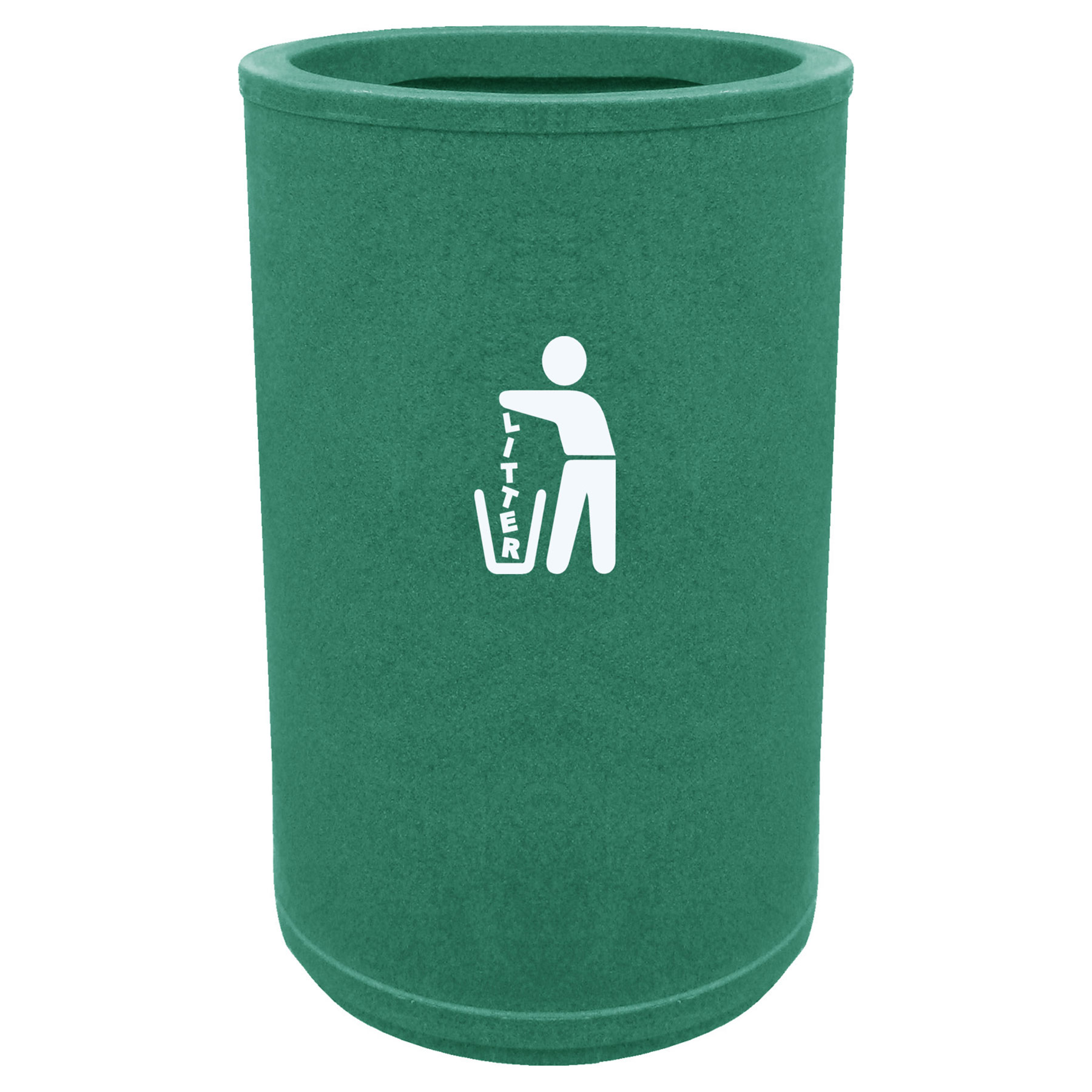 Open Top Universal Litter Bin 90 Litre