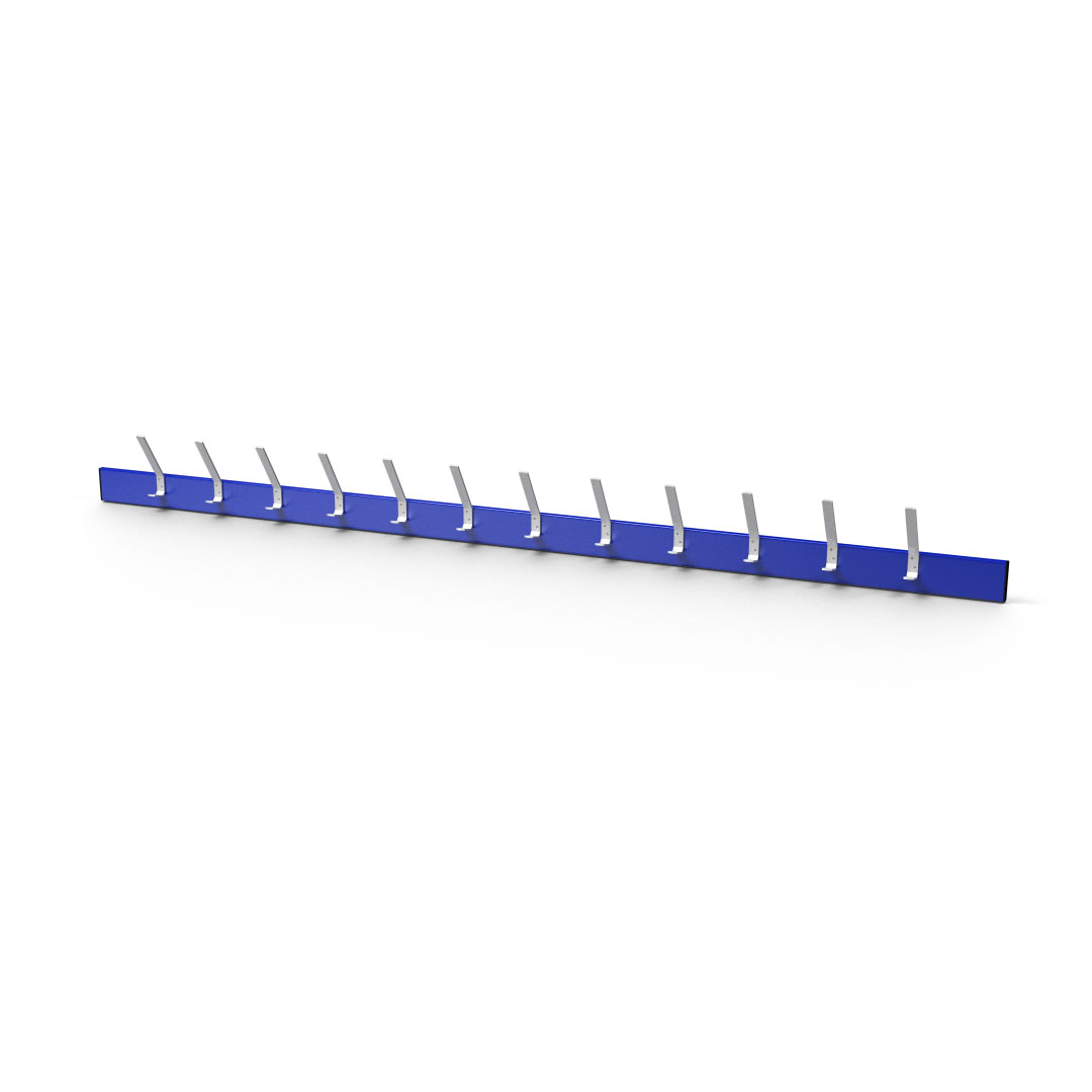 Stacarac Coat Rail 2m (12 Hooks)