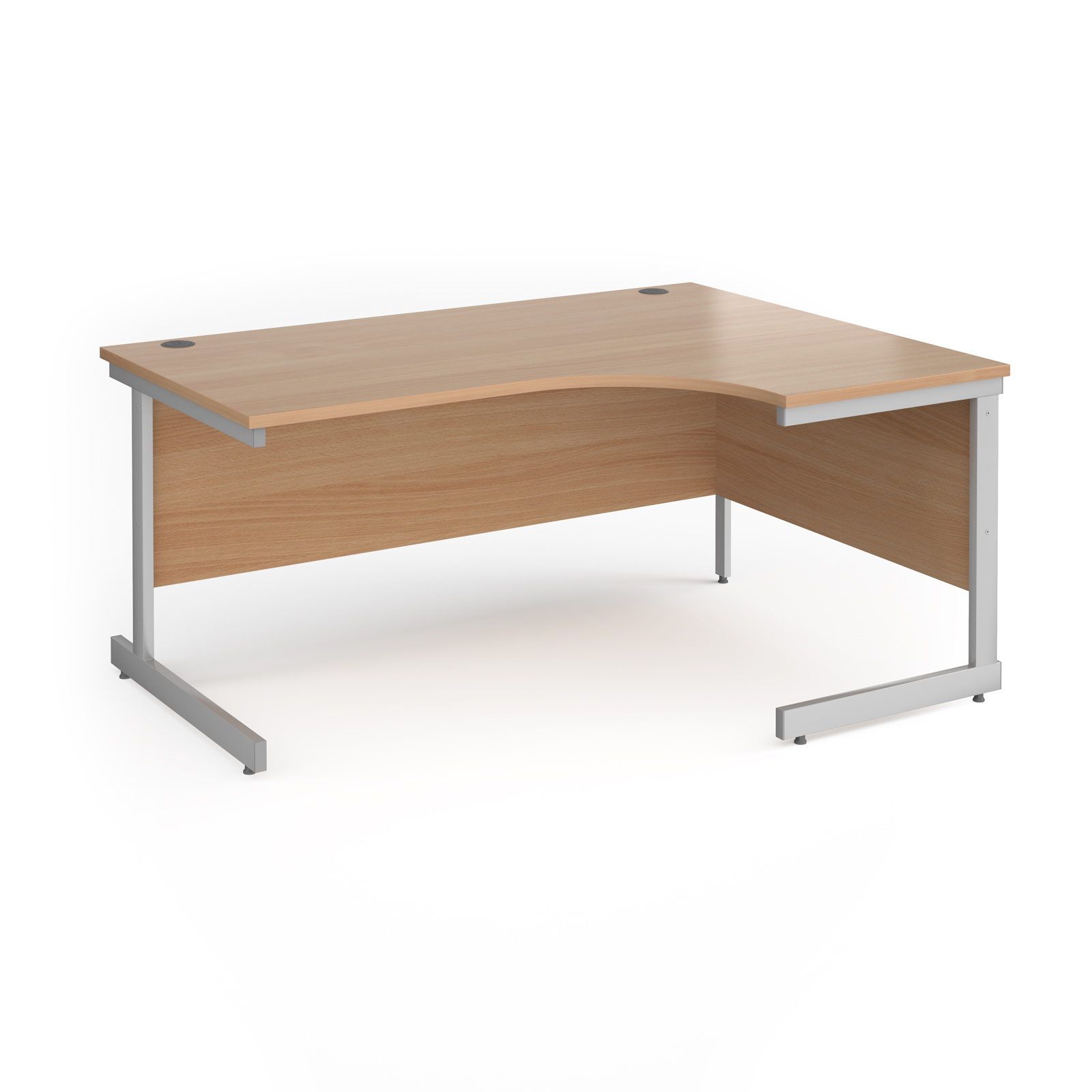 Contract 25 Canitlever Leg Right Hand Ergonomic Desk