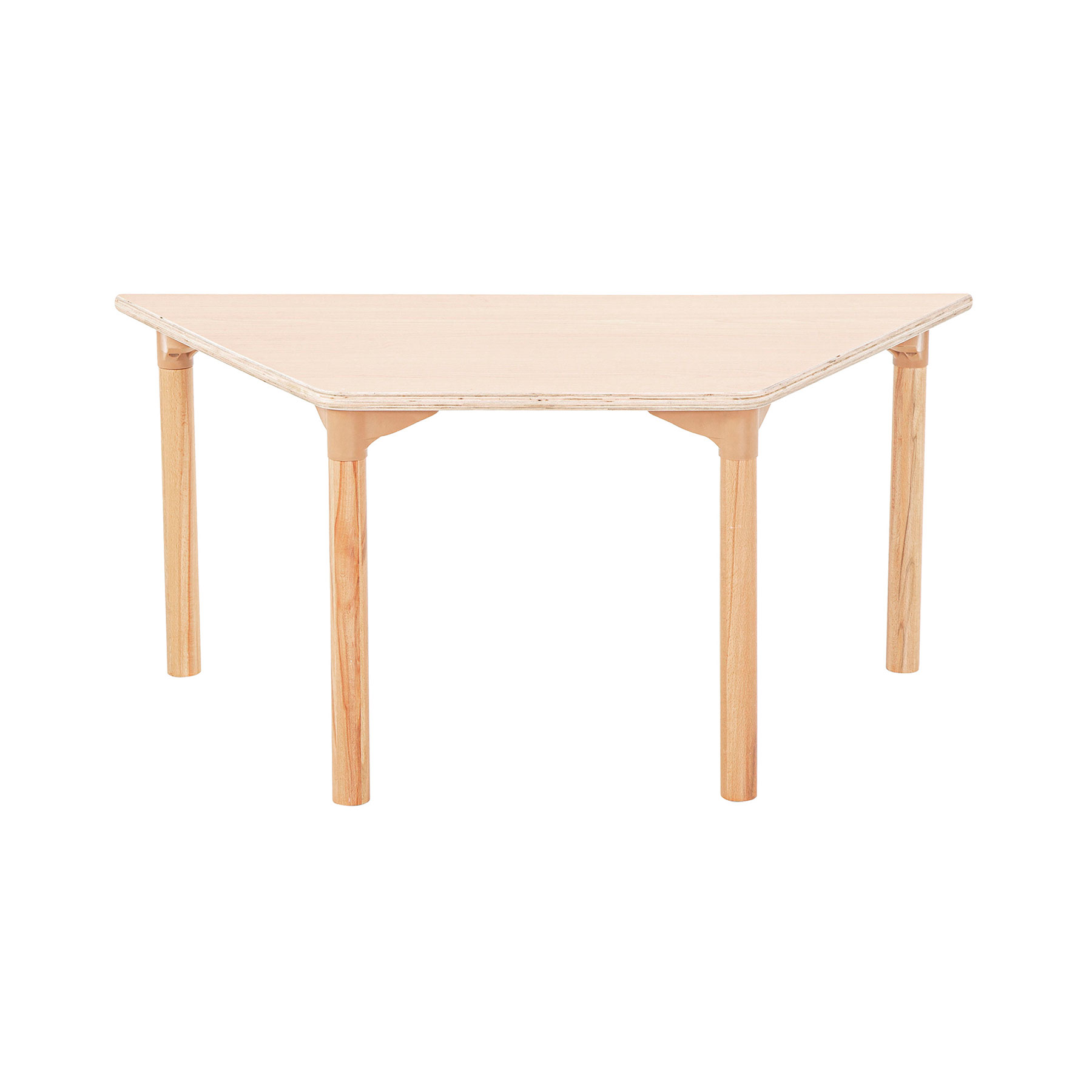 Children's Beechwood Trapezoid Table