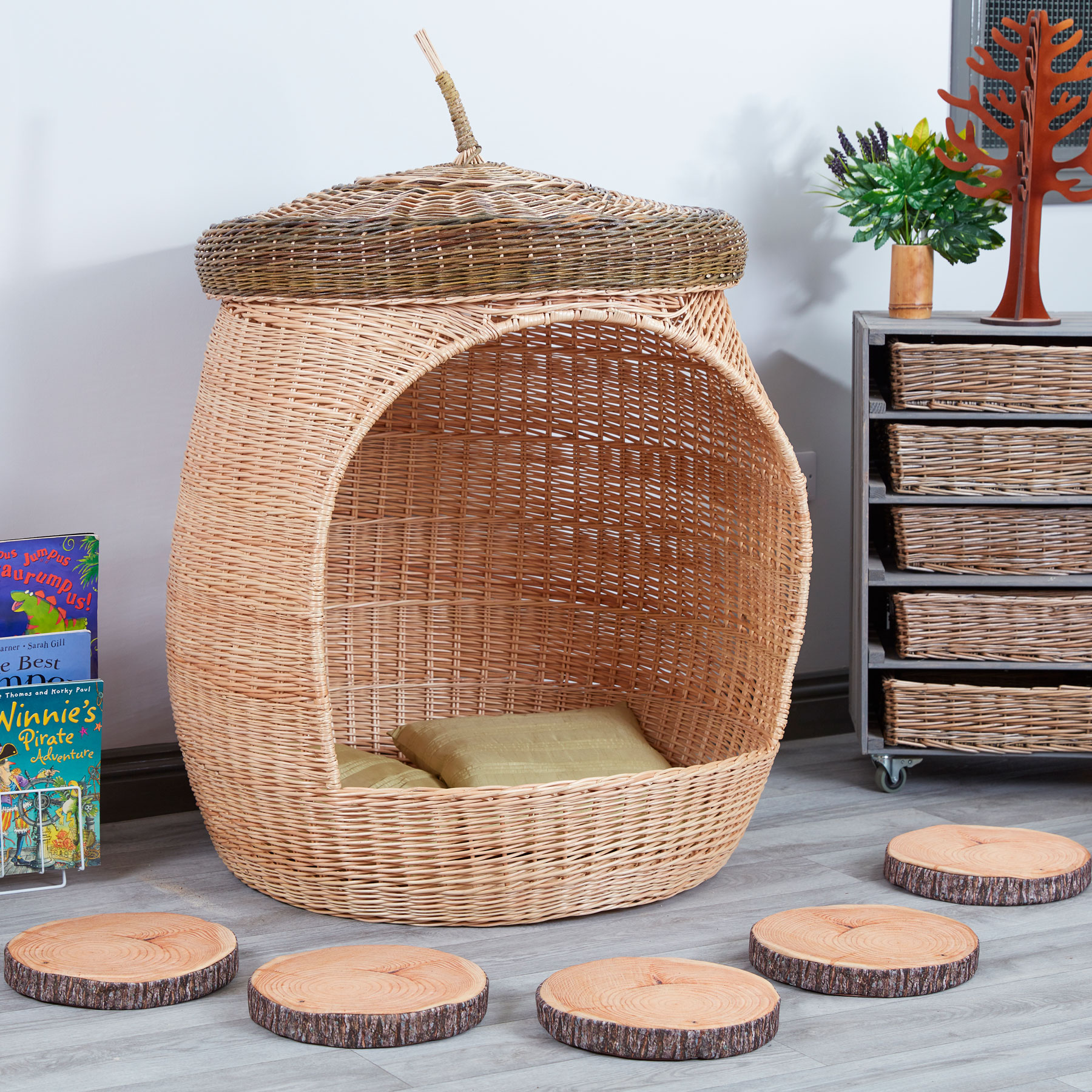 Children's Wicker Acorn Corner